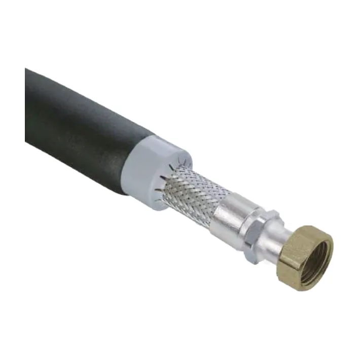 Dielektrik İzoleli Fan-Coil Bağlantı Elemanı / Örgülü Tip - Ø12mm - 1/2"N x 3/4"R