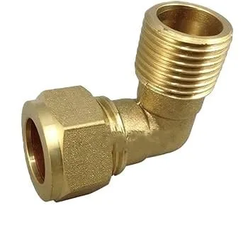 Sarı Pirinç Yüksüklü Dirsek x