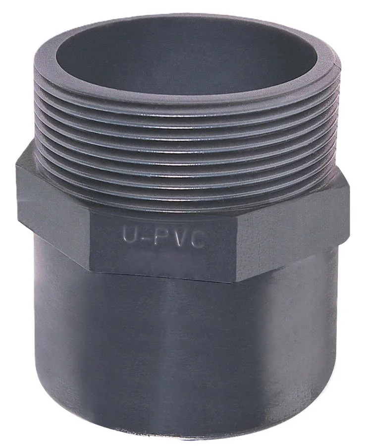 U-PVC Yapıştırma Muflu Dış Dişli Adaptör Ø50